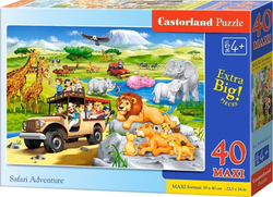 Fotoja e Puzzle Castorland - Safari Adventure CASTOR, 40 elemente