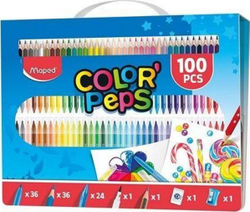 Fotoja e Set Arti Maped, 100 elemente, shumëngjyrëshe