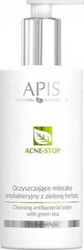 Fotoja e Qumësht pastrues Apis Acne-Stop me çaj të gjelbër, 300 ml