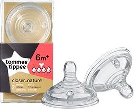 Fotoja e Memë Tommee Tippee Silicone, 6 muaj+, 2 copë