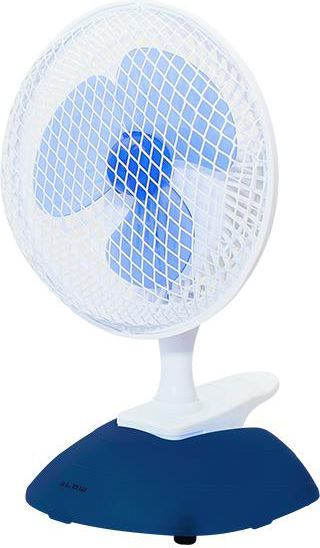 Fotoja e Ventilator Blow 6", 22W, i bardhë/kaltër