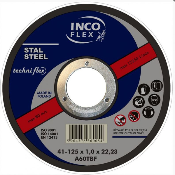 Fotoja e Disk prerës Techniflex për metal, 180x3.2x22.2mm