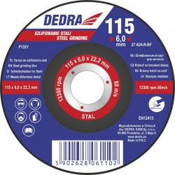 Fotoja e Disk grirës Dedra F1325, 230 x 6.0 x 22.2 mm