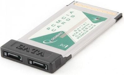 Fotoja e Kontrollues Gembird PCMCIA, 2x SATA