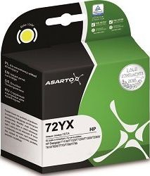 Fotoja e Toner Asarto T610 për HP Designerjet, i verdhë, 130ml