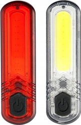 Fotoja e Set drita për biçikletë MacTronic Light Duoslim, 60 lm + 18 lm, e bardhë/kuqe