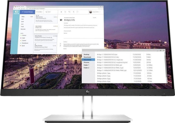 Fotoja e Monitor HP E23 G4, 23'', Full HD, i zi