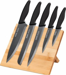 Fotoja e Set thikash Smile Knives, 6 copë, me mbajtës druri