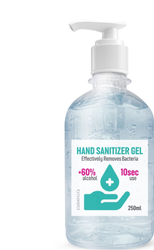 Fotoja e Xhel dezinfektues për duar OMEGA, 250ml