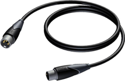 Fotoja e Kabllo Procab XLR - XLR (CLA901 / 1.5), 1.5 m, e zezë