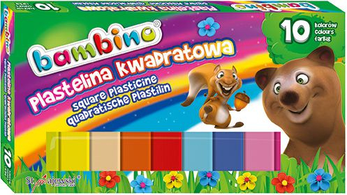 Fotoja e Plastelina Bambino, 10 copë, shumëngjyrëshe