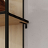 Fotoja e Raft për libra Decortie Archy 180x53x31.7cm, kafe e hapur/zezë, Picture 5