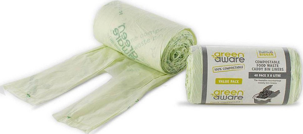 Fotoja e Qese për mbeturina GreenAware, 40 copë, 8L
