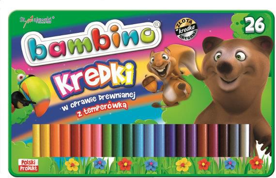 Fotoja e Ngjyra druri St. Majewski Bambino Crayons, 26 copë