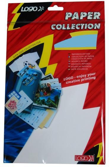 Fotoja e Etiketa për CD Logo, A4, të bardha, 25 copë