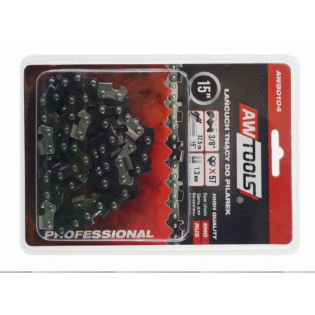 Fotoja e Zinxhir për sharra AWTools 38cm 15 "3/8" 1.3 mm 57-lidhje (AW80104)