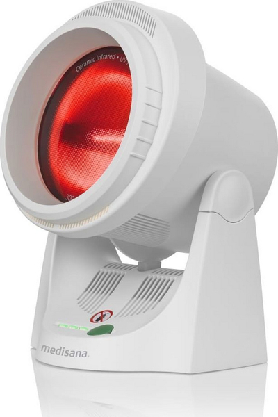 Fotoja e Llambë terapeutike me rreze infra të kuqe Medisana IR 850, 300 W, e bardhë