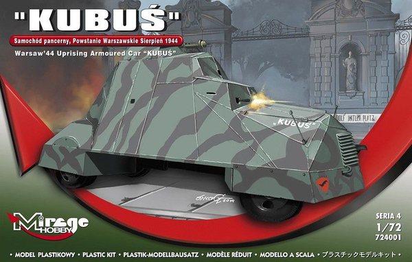 Fotoja e Lodër makinë Mirage Armored Car, 1:72, 14+ vjeç