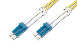 Fotoja e Kabllo rrjeti Digitus Fiber, ËC/LC, SM, 2m, e verdhë
