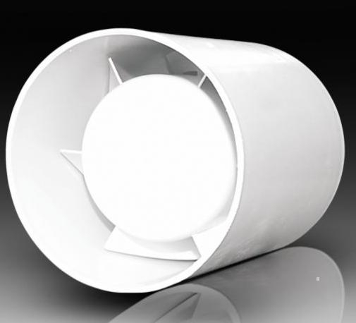 Fotoja e Ventilator Dospel EURO 2 Ø120, i bardhë