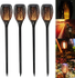 Fotoja e Llambë solare për kopsht Saska Garden Flame Effect, 79 cm, e zezë, Picture 7