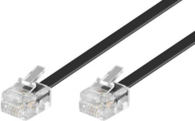 Fotoja e Kabllo rrjeti MicroConnect RJ-11/RJ-11, 10m, e zezë