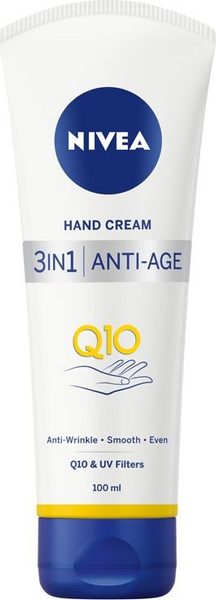 Fotoja e Krem për duar Nivea 3in1 Anti-Age Q10, 100 ml