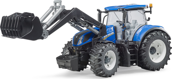 Fotoja e Lodër ekskavatorë Bruder New Holland T7.315, i kaltër