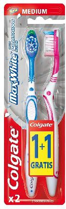 Fotoja e Furçë dhëmbësh Colgate Max White Medium 1+1 Falas