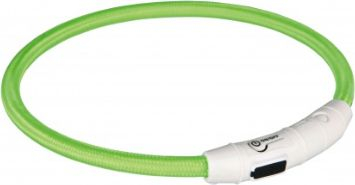 Fotoja e Çafore ndriquese për qen Trixie USB, L–XL: 65 cm, e gjelbër