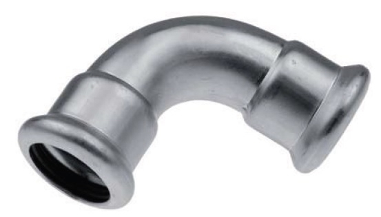 Fotoja e Tub inoxi në forme bërryli, 28mm - 6190239