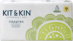 Fotoja e Pelena Kit & Kin Midi Naturally Dry, (KAK00013), 5-8kg, 40 copë