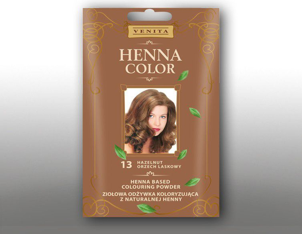 Fotoja e Balsam për flokë të ngjyrosur Venita Herbal, 13 Hazelnut, 30 g