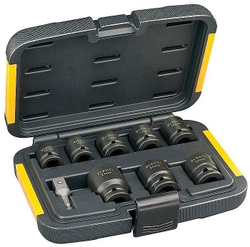 Fotoja e Set prizash me impakt Dewalt (DT7507-QZ), 1/2", 10-27mm, 9 copë