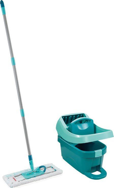 Fotoja e Set pastrimi Leifheit Profi XL me kosh dhe shtupë, 8 L kosh, brezit mikrofibër 42 cm, plastikë, e gjelbër