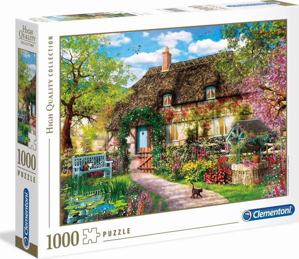 Fotoja e Puzzle Clementoni - The Old Cottage, 1000 copë