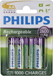 Fotoja e Bateri Philips AA / R6 2600mAh, 4 copë