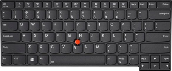 Fotoja e Tastierë për laptop Lenovo, e zezë
