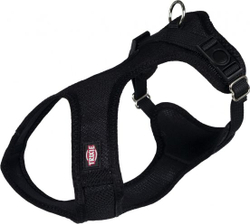 Fotoja e Rrip për qen Trixie Soft Harness, S–M: 35–60 cm/20 mm, e zezë