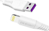 Fotoja e Kabllo Dudao USB A - Lightning (52134), 1m, e bardhë, Picture 1