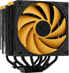 Fotoja e Ftohës për procesor Deepcool AK620 Zero Dark Zoria, i zi/ i verdhë