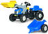 Fotoja e Traktor Rolly Toys New Holland me kovë dhe rimorkio (5023929), i kaltër, Picture 1