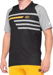 Fotoja e Maicë për meshkuj 100% Celium Jersey, XL, e zezë/ e verdhë