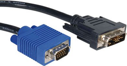 Fotoja e Kabllo Value DVI-A - D-Sub (VGA), 2m, e zezë