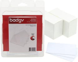 Fotoja e Karta plastike Evolis Badgy Thick PVC CR-80 - 3 3/8" x 2 1/8", 100 copë