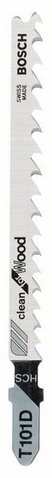 Fotoja e Teh për sharrë Bosch Jigsaw blade T 101 D, 5 copë