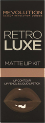 Fotoja e Set për buzë Revolution Retro Luxe Kit Matte Glory, 2 copë