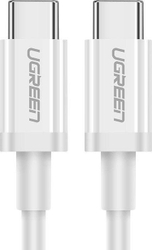 Fotoja e Kabllo Ugreen, USB-C - USB-C, 1m, e bardhë