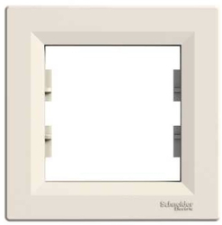 Fotoja e Kornizë elektrike Schneider Electric Single, 83 x 83 x 9 mm, bezhë
