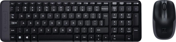 Fotoja e Set tastierë + maus Logitech MK220 (920-003168),të zeza